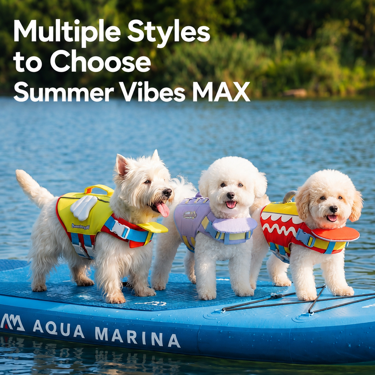 dog life jacket neck support