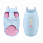 Reversible Dog Puffer Pastel