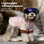 Reversible Dog Puffer Pastel