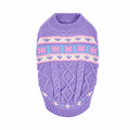 Pastel Cable-knit Pet Vest