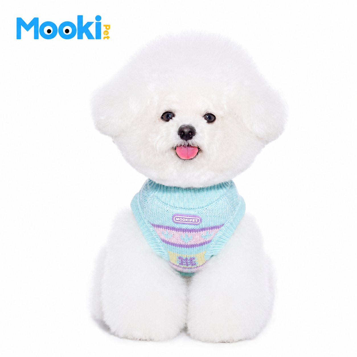 Pastel Cable-knit Pet Vest
