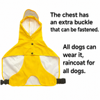 Waterproof Dog Raincoat Hood