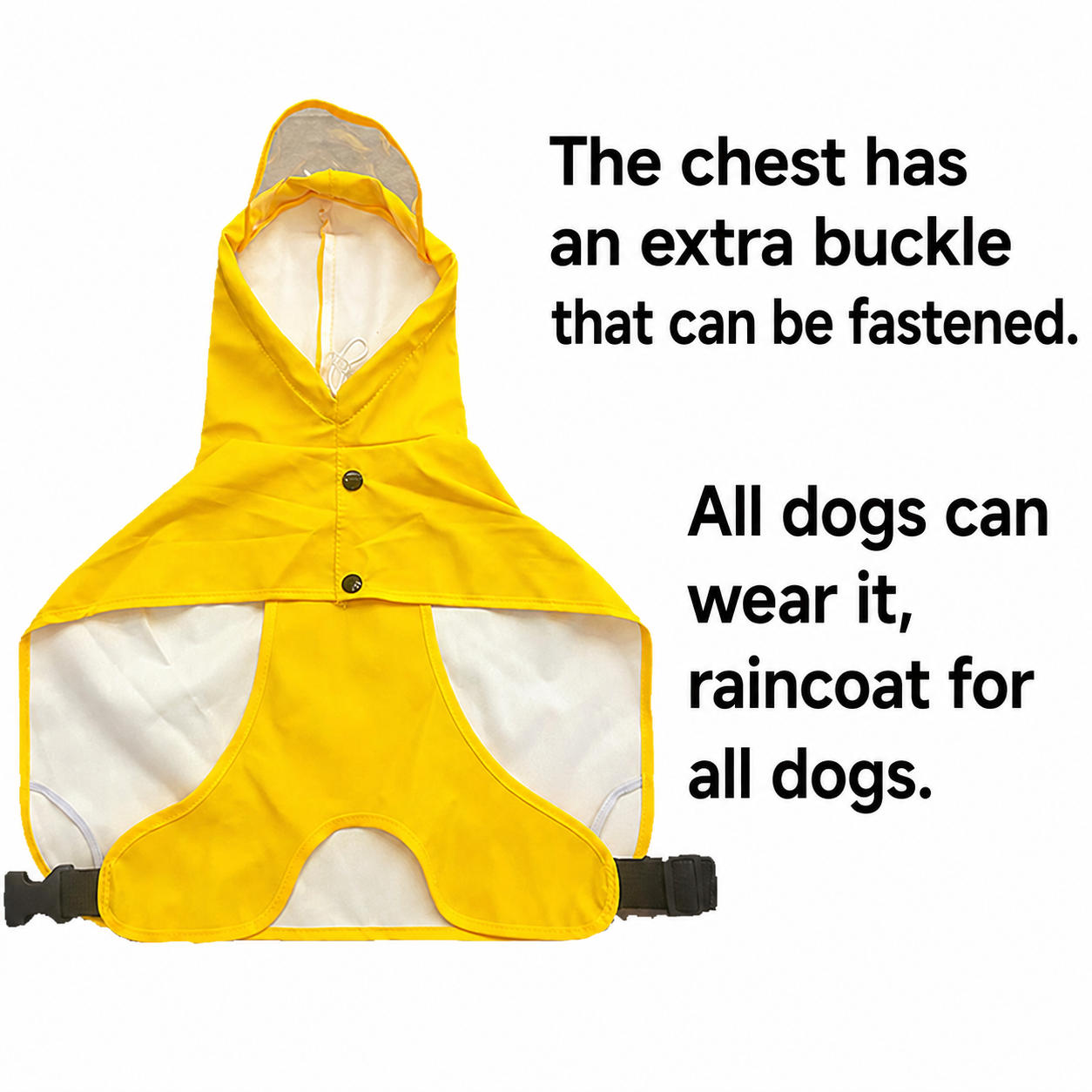 Waterproof Dog Raincoat Hood