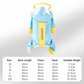 Waterproof Dog Rain Suit Visor