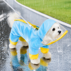 Waterproof Dog Rain Suit Visor