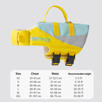 Dog Life Jacket Head Float