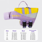 Dog Life Jacket Head Float