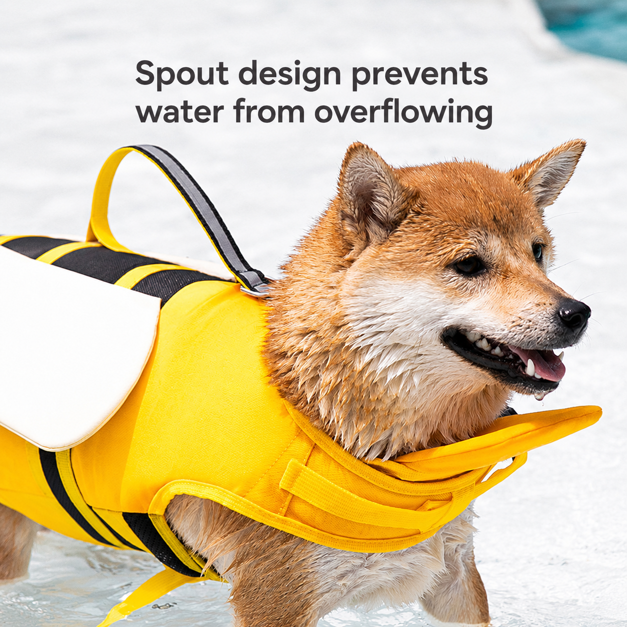 Dog Life Jacket Head Float