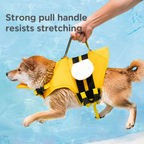 Dog Life Jacket Head Float