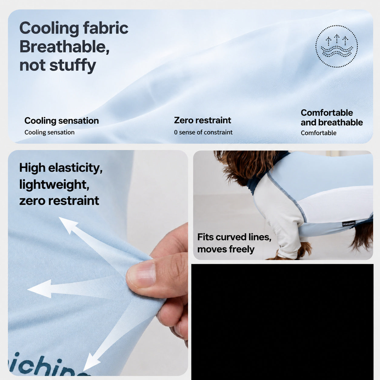 Cooling Full-body Dog Sunsuit