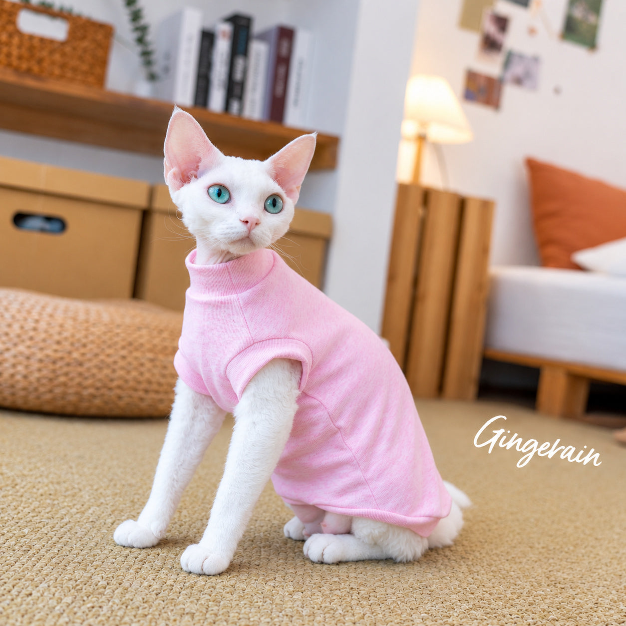 Hypoallergenic Pastel Cat Vest