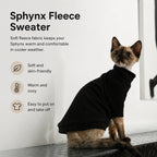 Thermal Turtleneck Cat Sweater