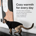 Thermal Turtleneck Cat Sweater