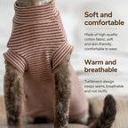 Brushed-cotton Stripe Cat Vest