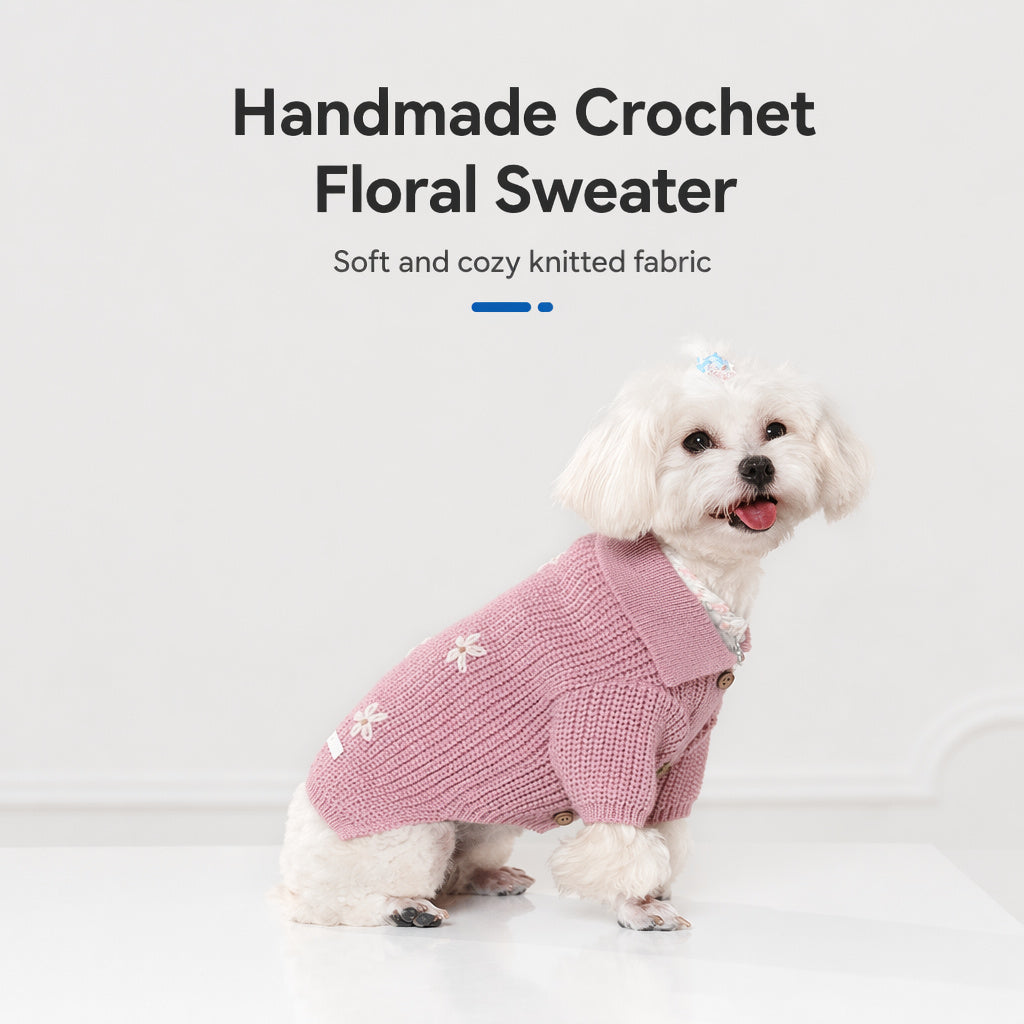 Preppy Knit Pet Sweater