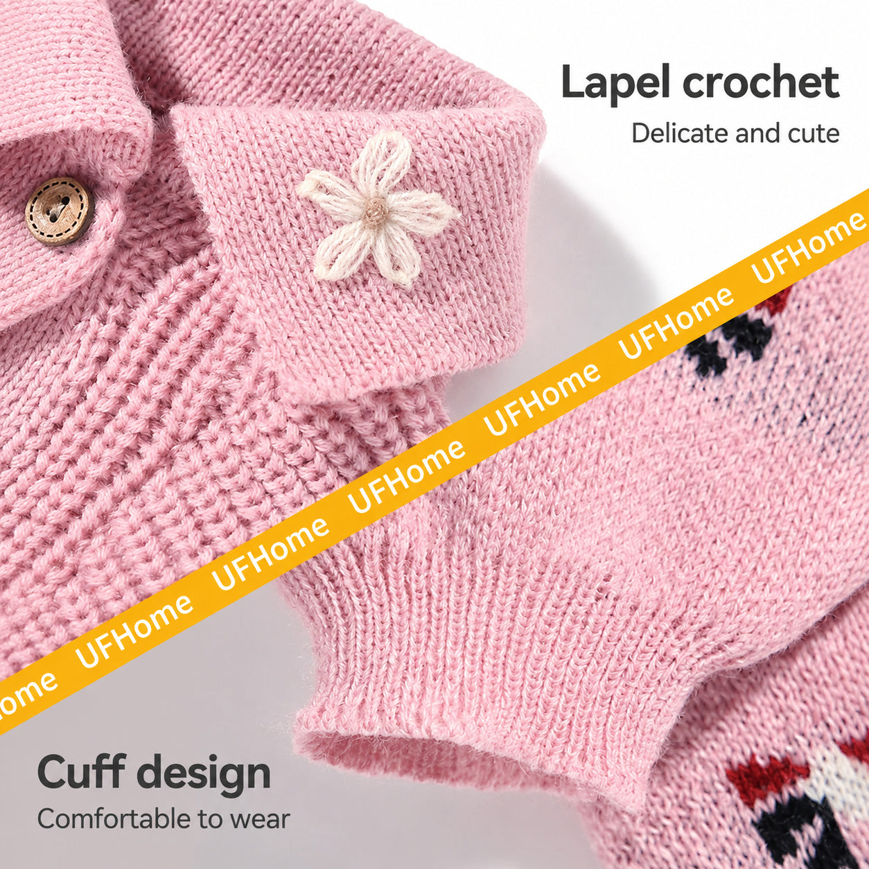 Preppy Knit Pet Sweater