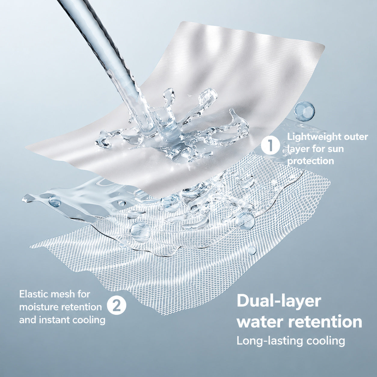Ultralight Cooling Vest With Shield