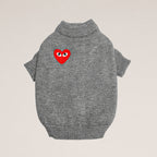 Knit Heart-eyes Pet Cardigan