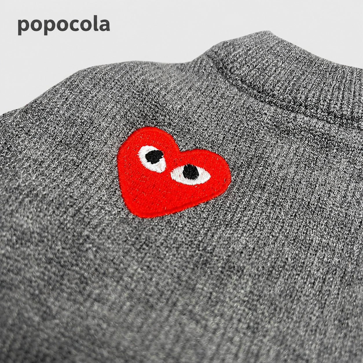 Knit Heart-eyes Pet Cardigan