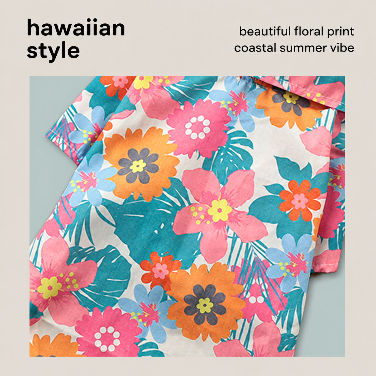 Hawaiian Floral Dog Sundress
