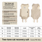 Breathable Recovery Bodysuit Cat