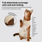 Breathable Recovery Bodysuit Cat