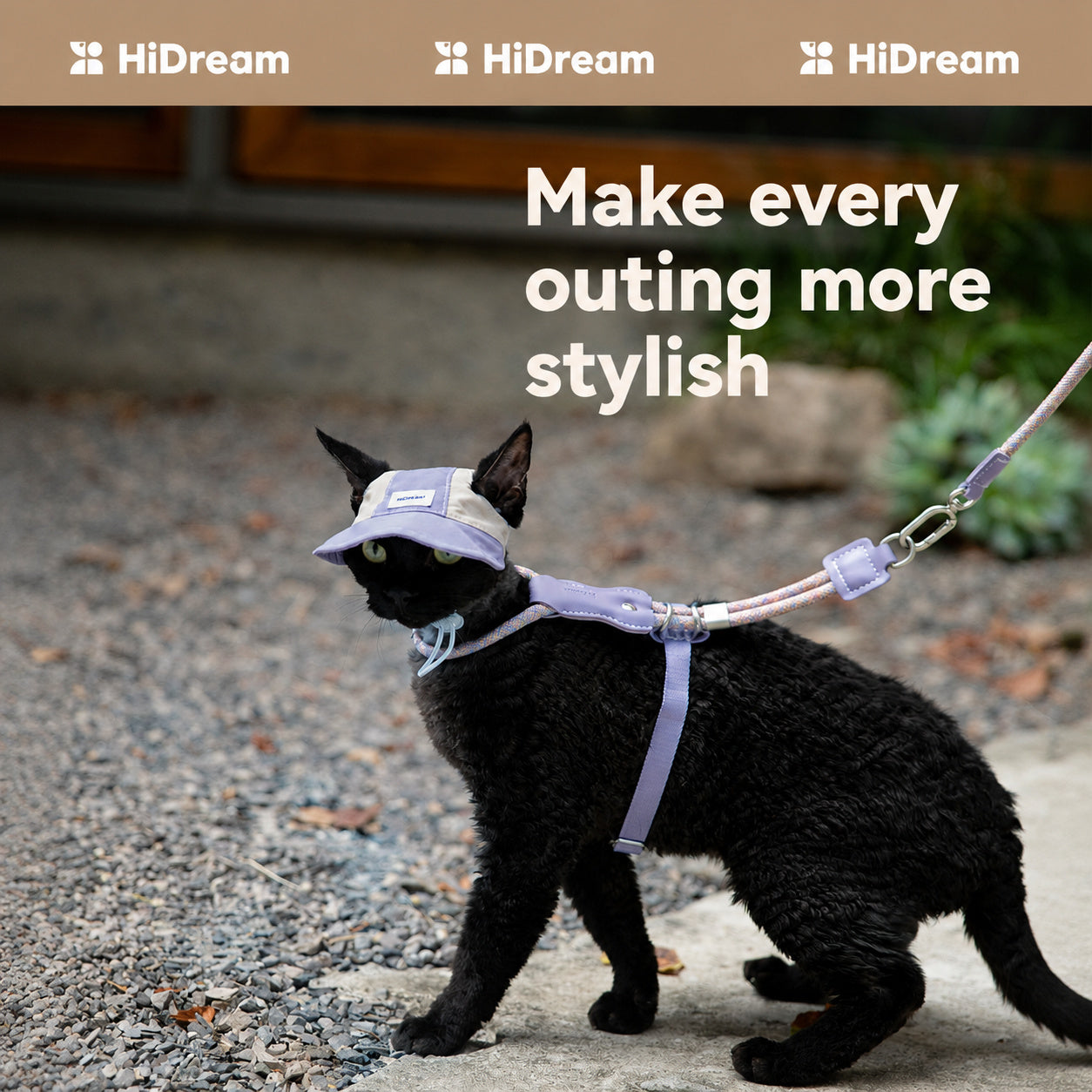 Ultralight Cat Sun Visor Hat