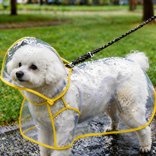 Hooded Waterproof Dog Raincoat