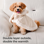 Sherpa Hooded Pet Cape