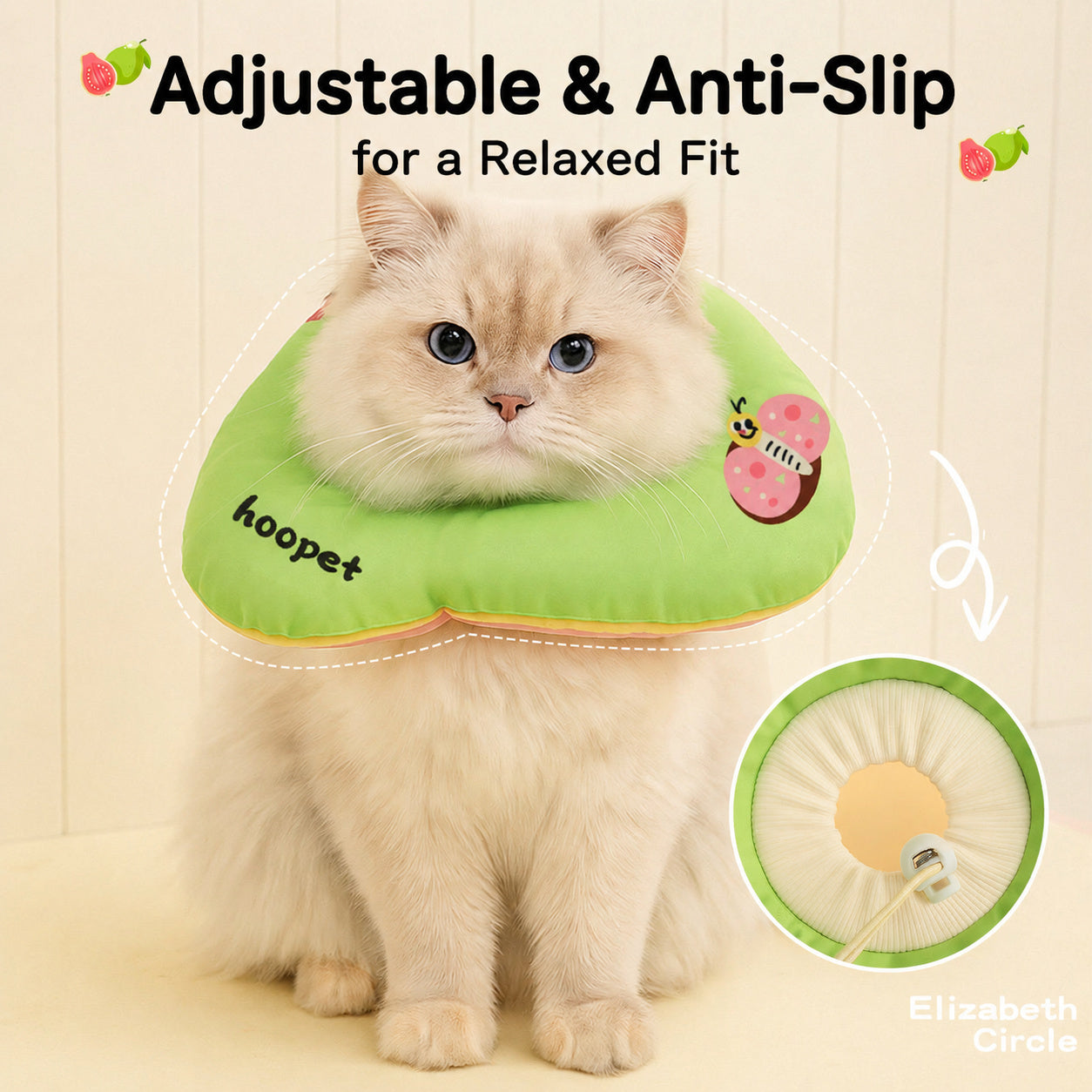Fruit-Style Soft Pet Neck Pillow