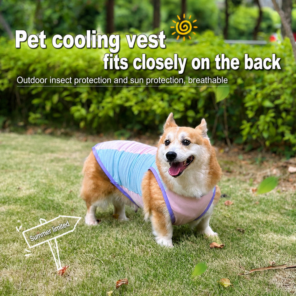 Ice-Silk Cooling Dog Vest