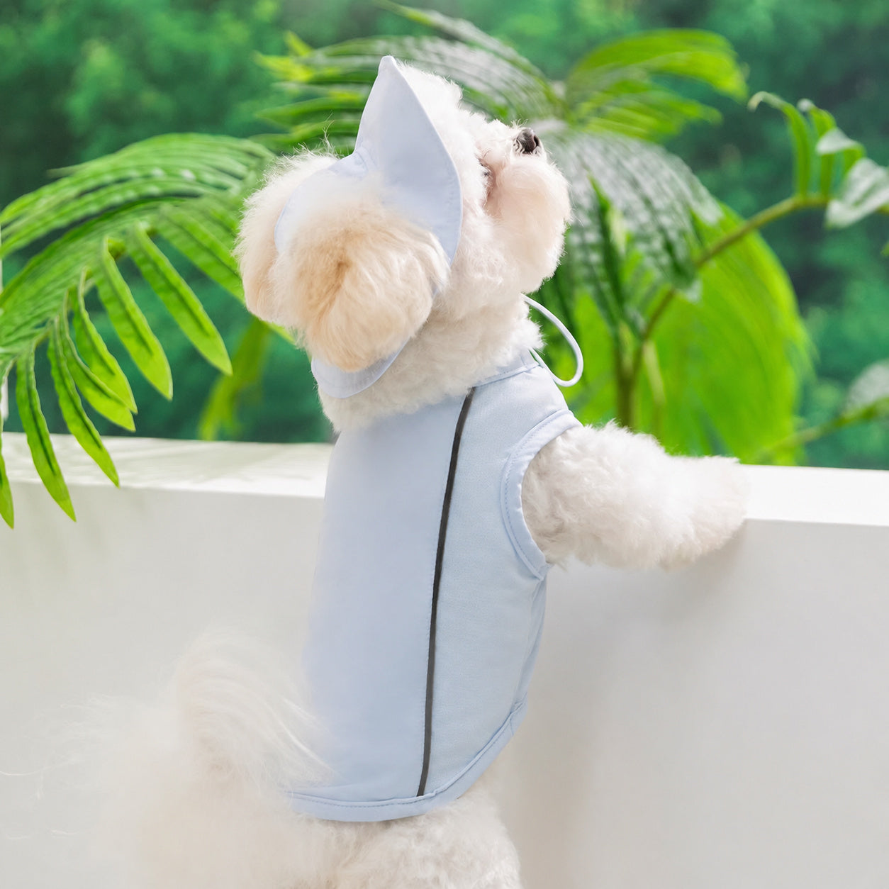 Cooling Vest With Sun Visor