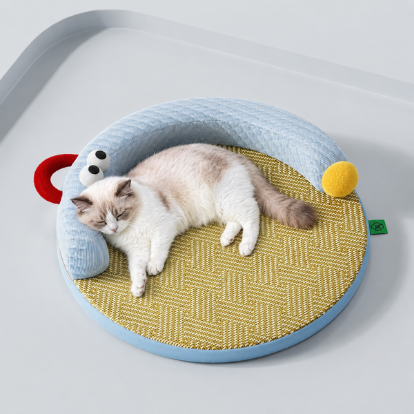 CoolWeave rattan bolster bed
