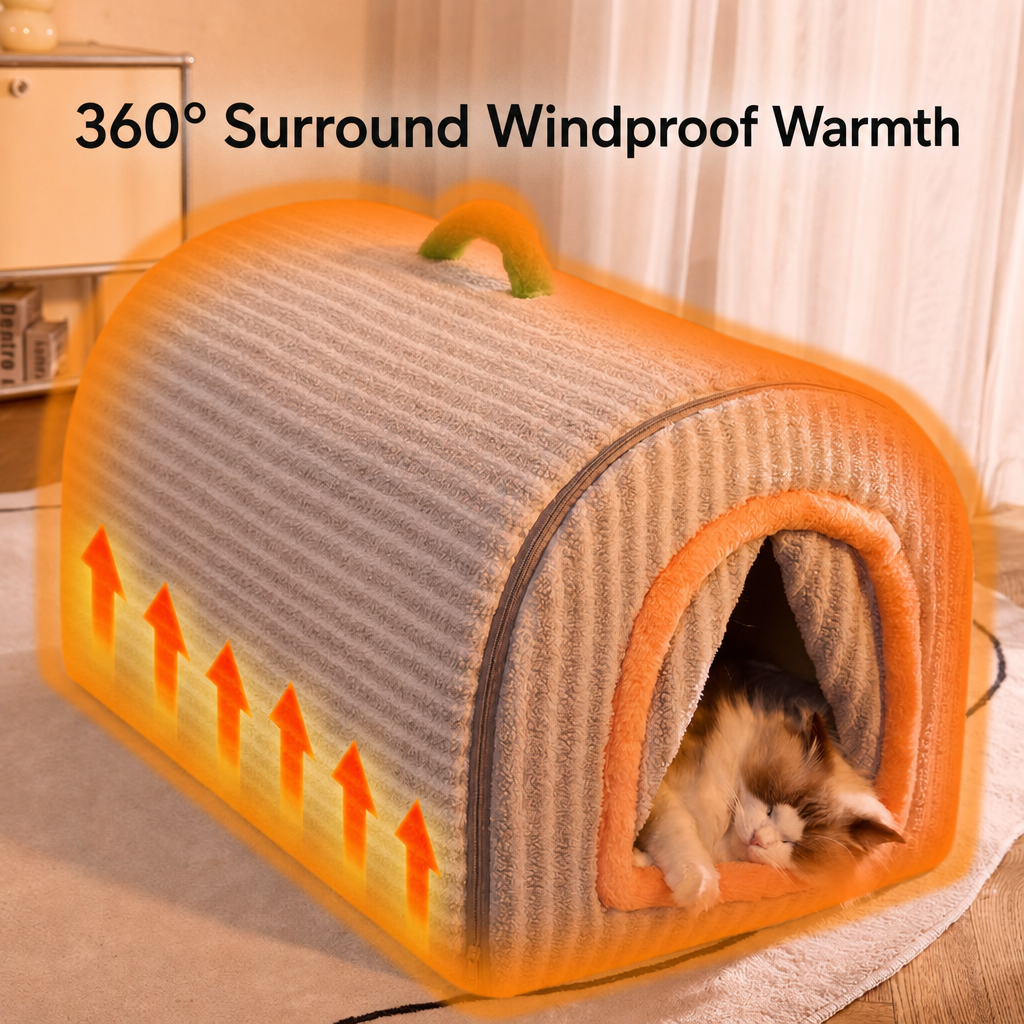 Cozy Cave Cat Bed