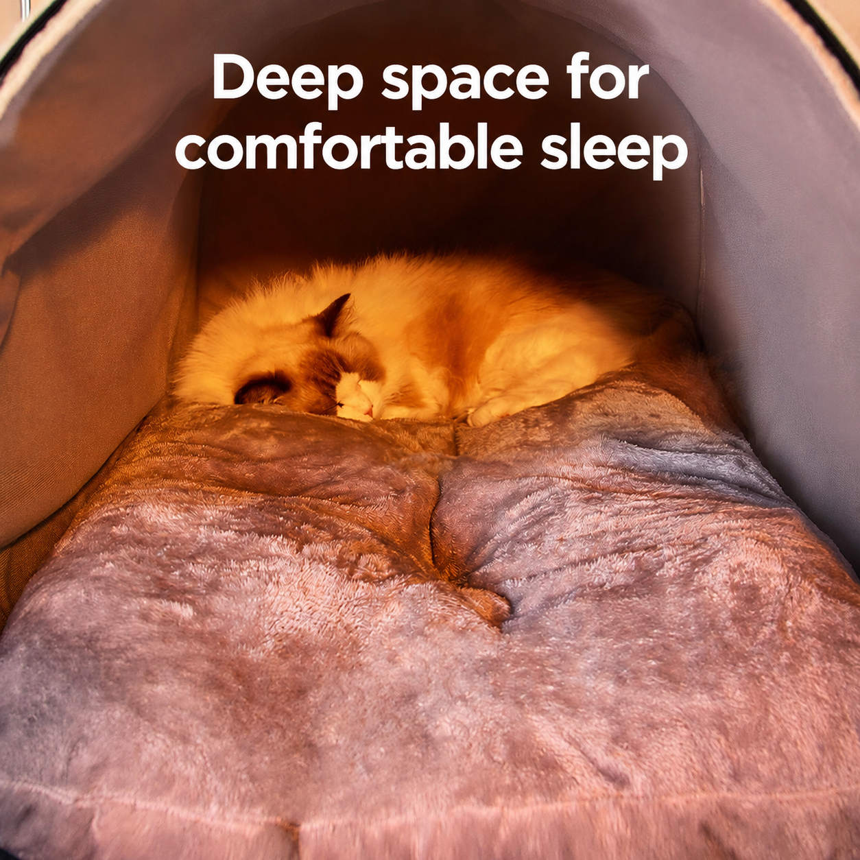 Cozy Cave Cat Bed
