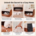 Cozy Semi-enclosed Cave Bed