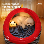 Plush Draft-blocking Pet Cave