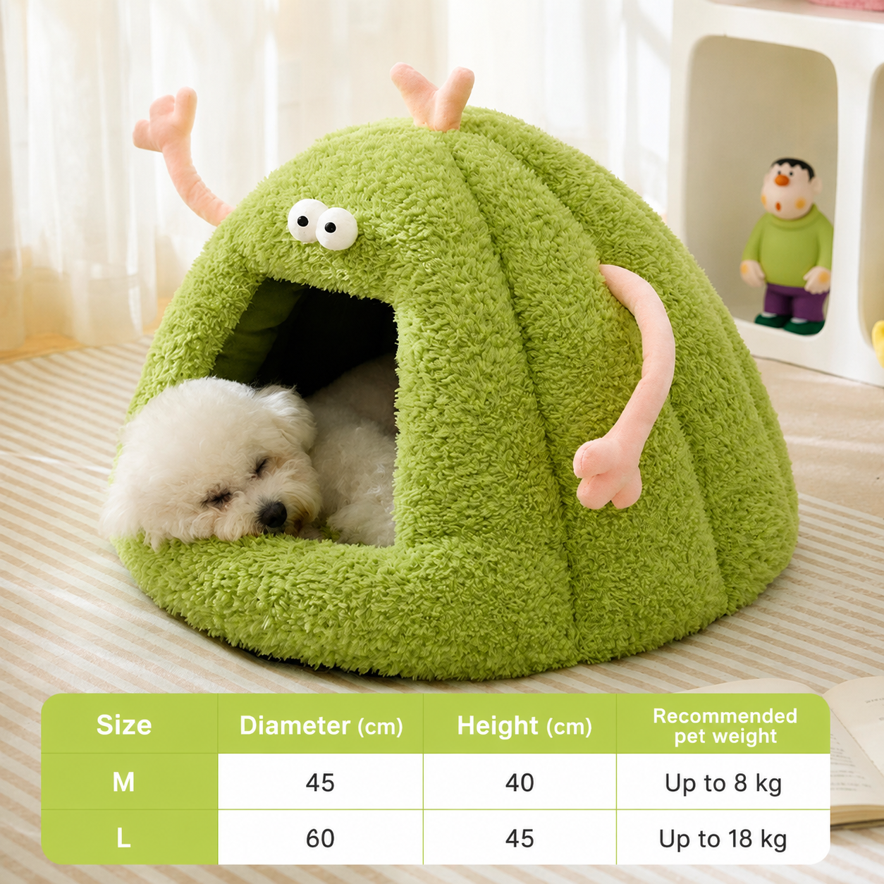 Ultra-plush Winter Cave Bed