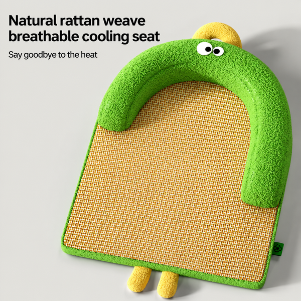 Rattan Cooling Pet Lounger