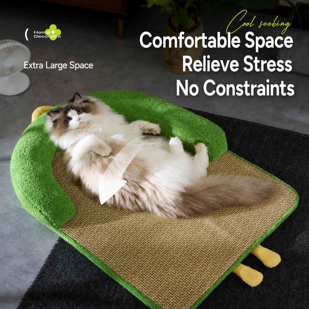 Rattan Cooling Pet Lounger