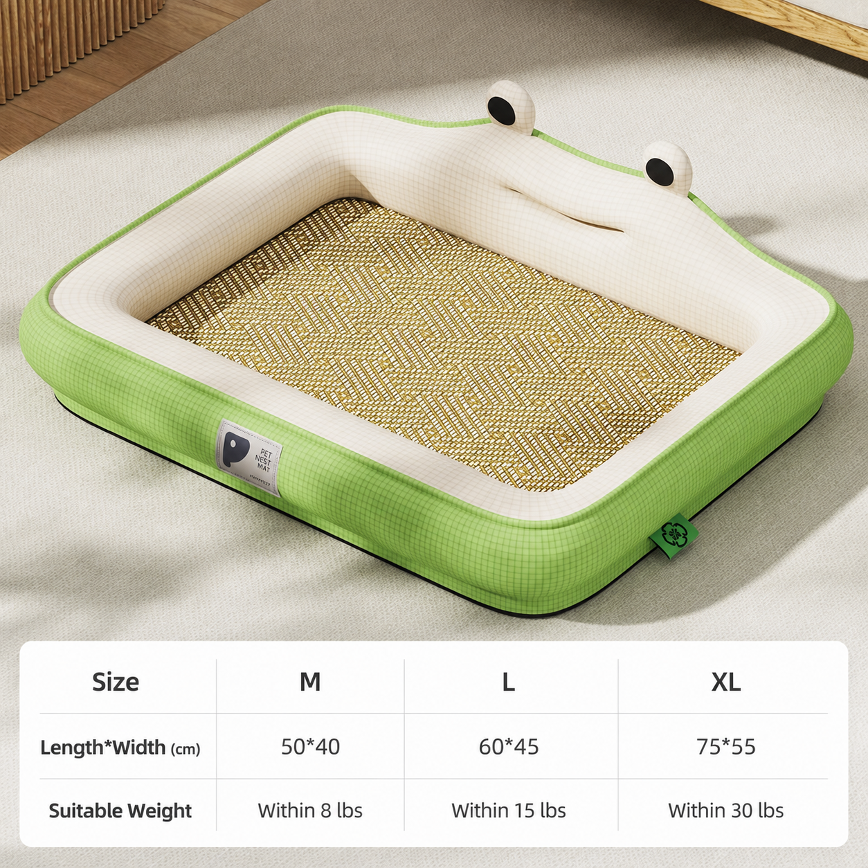 Frog-nest Cooling Dog Bed