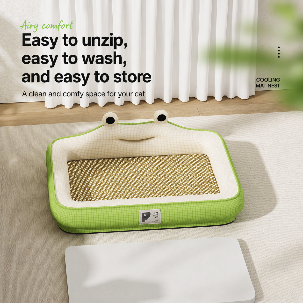 Frog-nest Cooling Dog Bed
