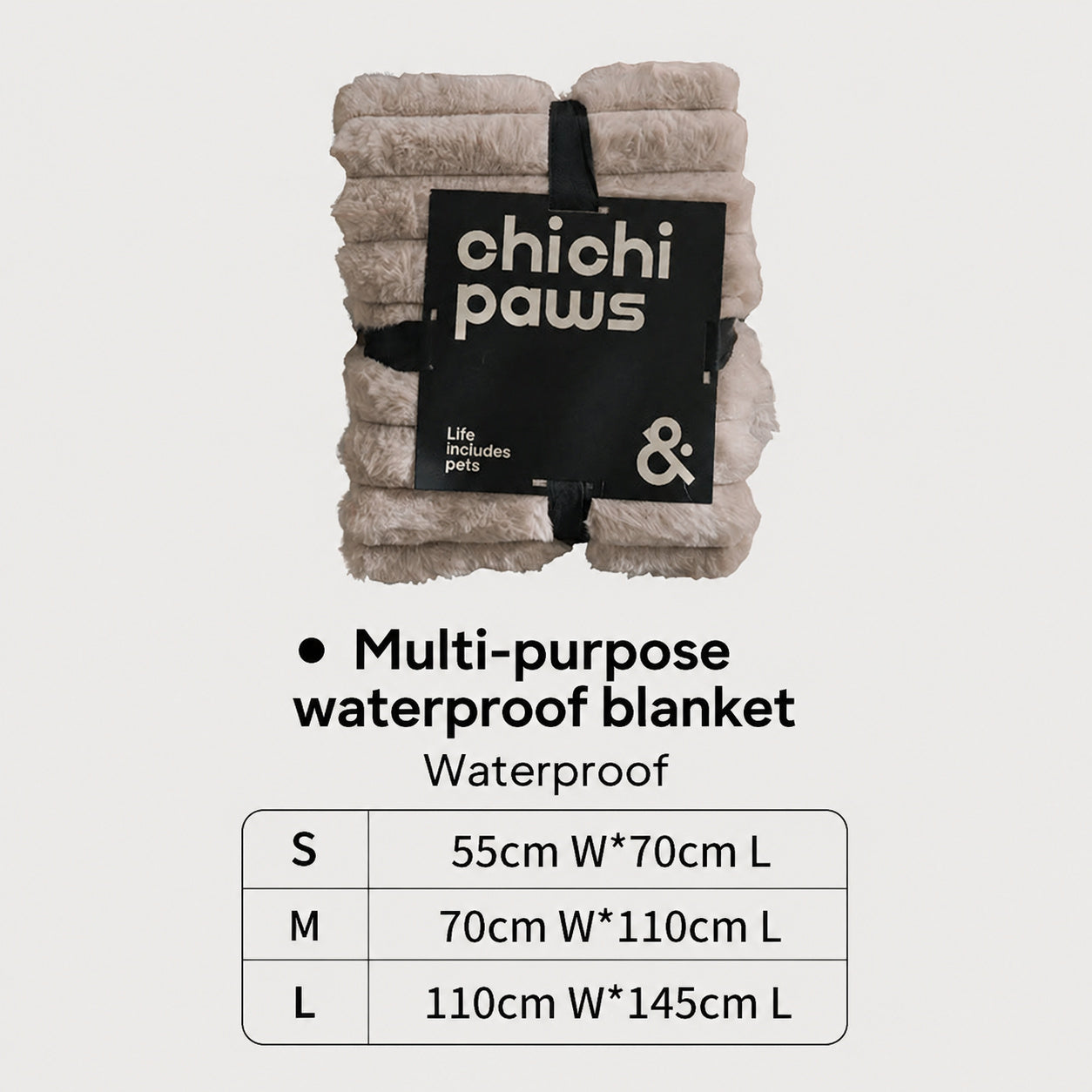 Reversible Sherpa Pet Blanket