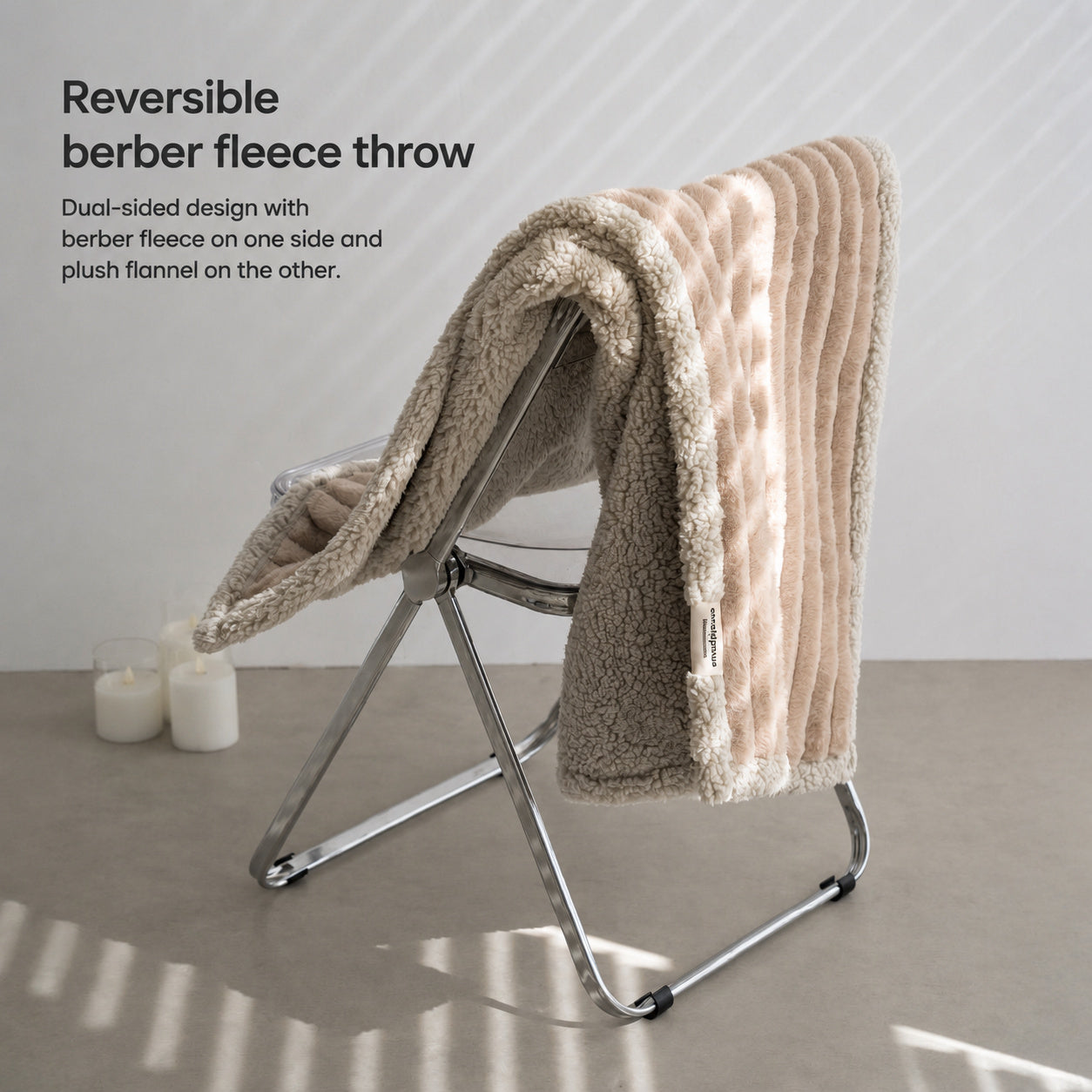 Reversible Sherpa Pet Blanket