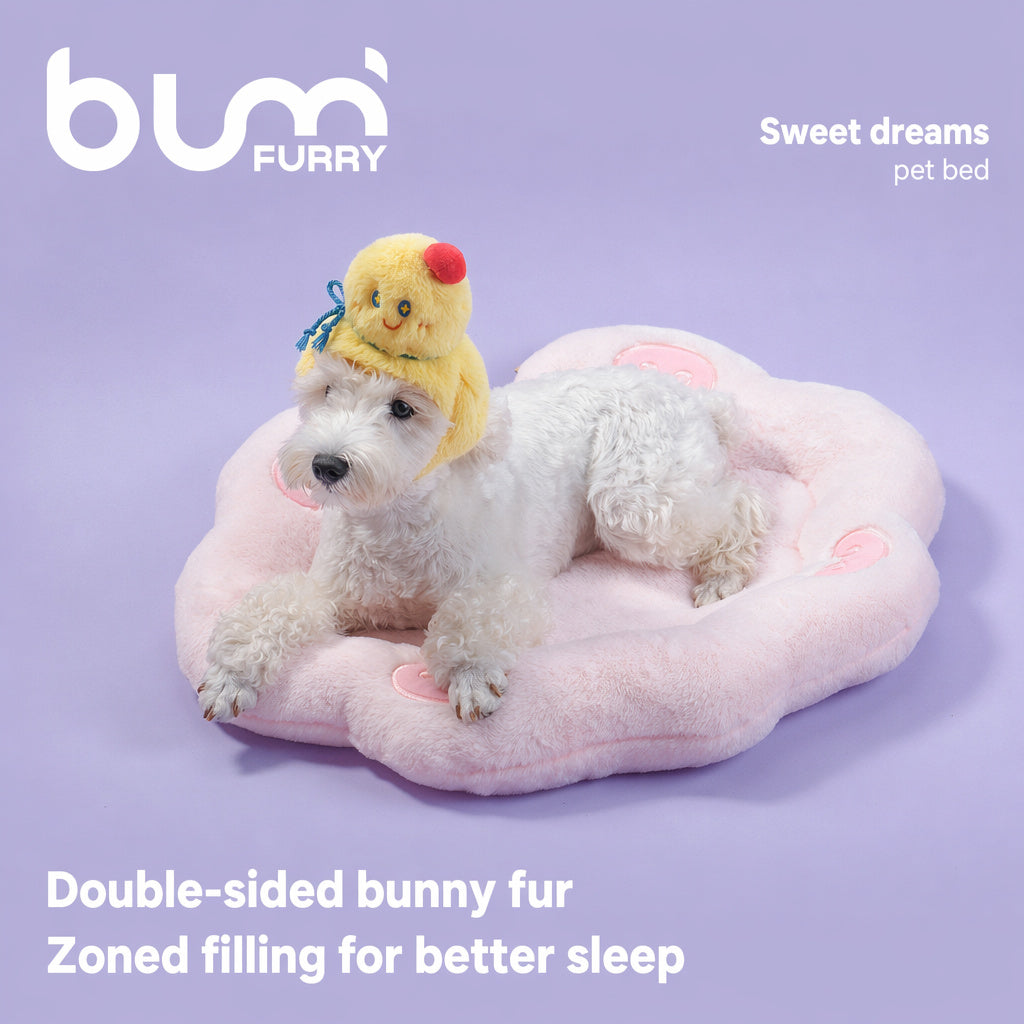 Reversible Faux-fur Pet Bed