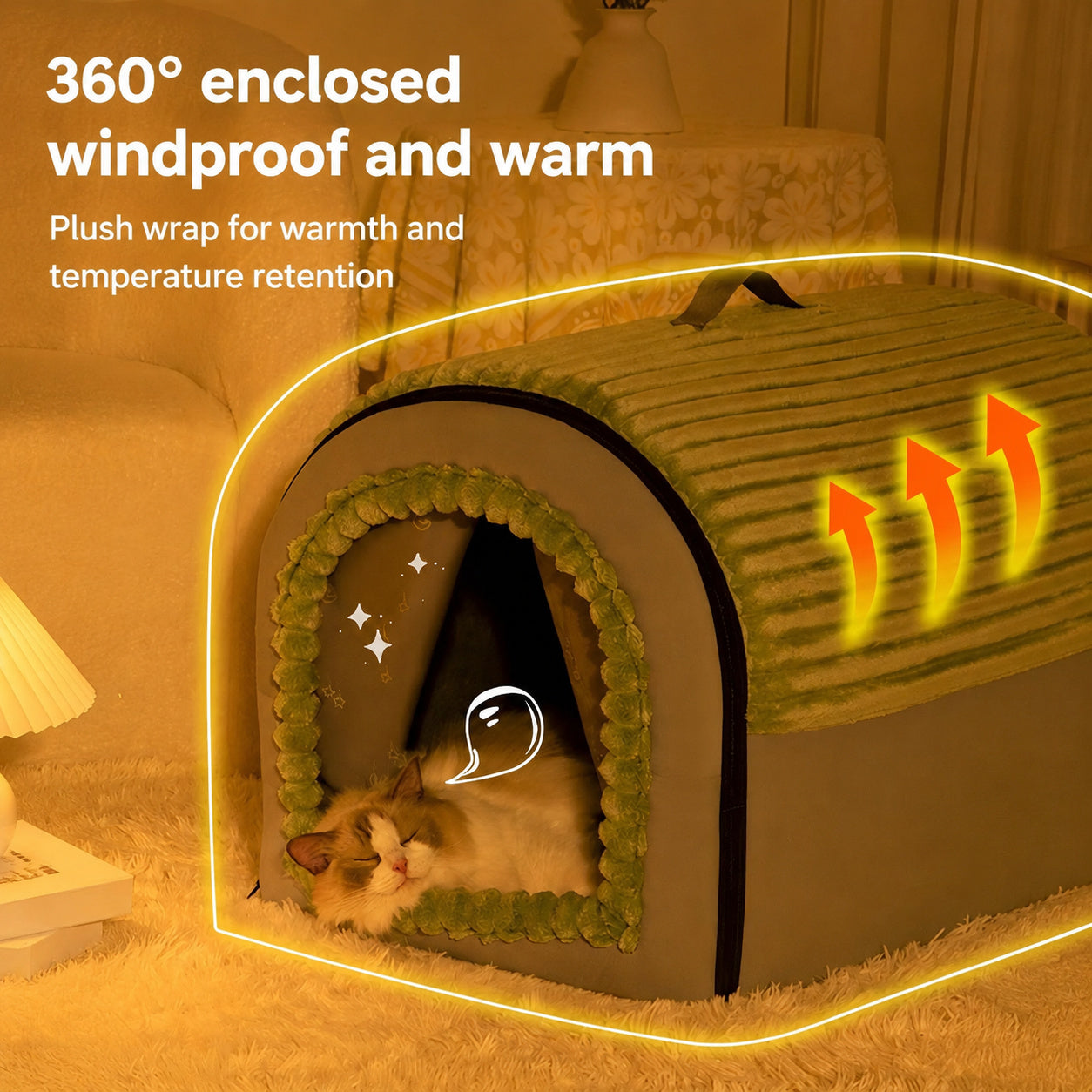 Cozy Dome Cat Tent Bed