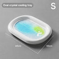 Crystal-gel Cooling Cat Bed