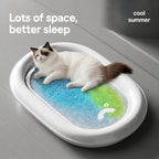 Crystal-gel Cooling Cat Bed