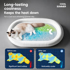 Crystal-gel Cooling Cat Bed