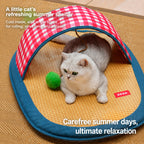 Rattan Cat Lounger Dome